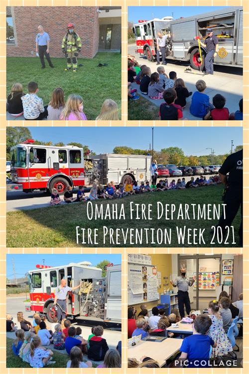 Omaha Fire Dept Visit First Grade